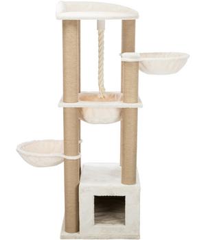 Trixie Kratzbaum XXL Elia, beige, ca. B58/H172/T58 cm - Holz / Sisal Plüsch Polyester Fleece