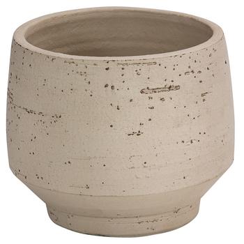 Dehner Keramik-Übertopf Felix, bauchig, beige