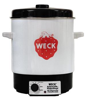 WECK Automatik-Einkochtopf, 29 l, Schwarz / Weiß - Blech Kunststoff