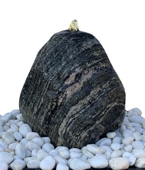 Dehner Granit-Gartenbrunnen River Rock, ca. H35 cm, Grau - Granit