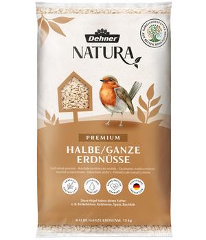 Dehner Natura Premium Wildvogelfutter Halbe/Ganze Erdnüsse
