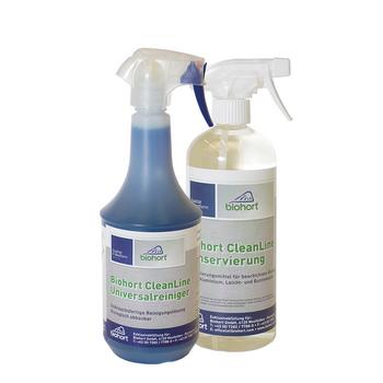 Biohort CleanLine Sparset, 2-teilig, Blau / Transparent