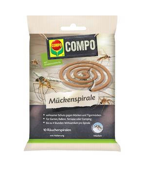 COMPO Mückenspirale mit Halterung, 10 Stk.