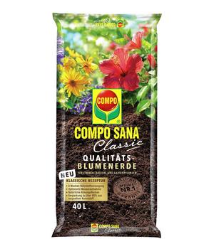 COMPO SANA Classic Qualitäts-Blumenerde, 40 l