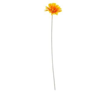 Dehner Kunstblume Gerbera, ca. H56 cm, Orange - Textilien