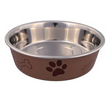 Trixie Edelstahlnapf mit Kunststoffmantel