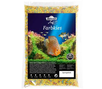 Dehner Aqua Premium Aquarienkies, 2-3 mm, Gelb