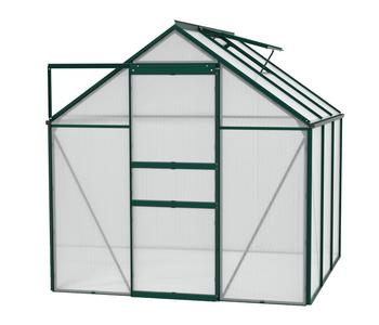 Vitavia Gewächshaus Comet HKP, ca. B195/H197/T197 cm, Dunkelgrün - Aluminium / Polycarbonat