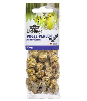 7 x Dehner Lieblinge Vogel-Perlen, Erdnüsse, 100 g - Mindestbestellmenge: 7 Stk.