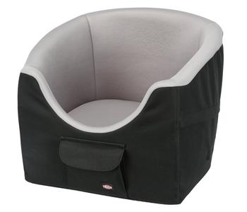 Trixie Autositz, grau/schwarz, ca. B44/H39/T40 cm, Schwarz / Grau - Polyester Schaumstoff