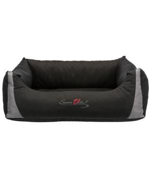 Trixie Vital Hundebett Samoa, rechteckig, Schwarz - Polyester / Schaumstoff