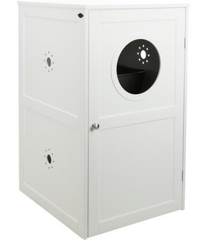 Trixie Katzenhaus 2 Etagen, weiß, ca. B58/H90/T53 cm - MDF
