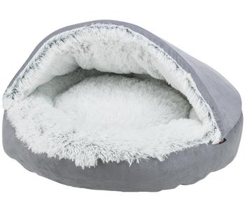 Trixie Höhlenbett Harvey, rund, grau/weiß-schwarz