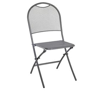 2 x MWH Klappstuhl Cafe Latte, Grau - Metall - Mindestbestellmenge: 2 Stk.