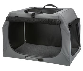 Trixie Transportbox Mobile Kennel Easy, Grau - Metall / Polyester
