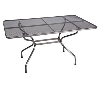 Royal Garden Streckmetall-Gartentisch, ca. B145/H74/T90 cm, Grau - Metall