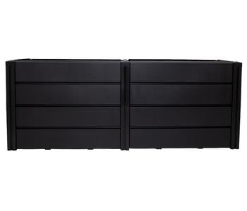 KHW Kunststoff-Hochbeet Demeter, dunkelgrau