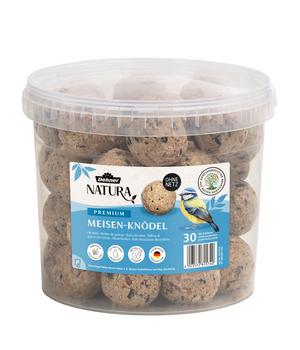 Dehner Natura Premium Wildvogelfutter Meisenknödel im Eimer, ohne Netz