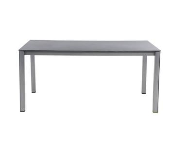 MWH Loft-Tisch Elements, ca. B160/H74/T90 cm, Grau / Silber - Aluminium