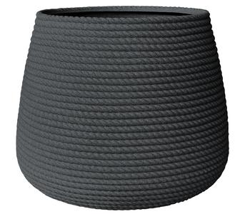 Vasar Kunststoff-Topf Campana Bali, bauchig, anthrazit