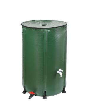 Dehner faltbare Regentonne, Dunkelgrün - PVC