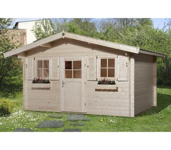 Weka Gartenhaus 110 Gr.1, ca. B460/H266/T374 cm, Natur - Fichtenholz