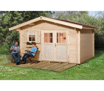 Weka Gartenhaus 111, ca. B460/H266/T374 cm, Natur - Fichtenholz