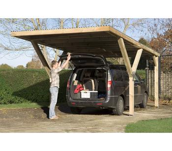 Weka Y-Carport, ca. B306/H250/T606 cm