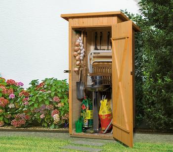 Weka Garten- und Terrassenschrank 361, Natur - Fichtenholz
