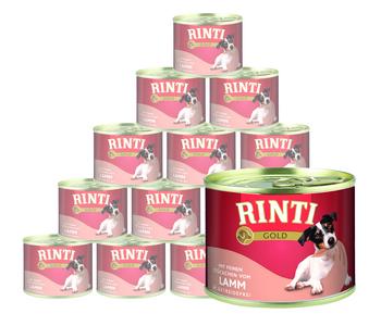 RINTI Gold Nassfutter für Hunde, 12 x 185 g