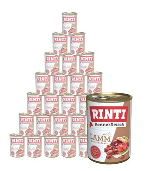 RINTI Kennerfleisch Nassfutter für Hunde, 24 x 400 g