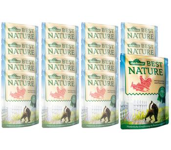 Dehner Best Nature Nassfutter für Katzen Adult, 16 x 85 g
