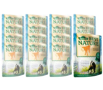 Dehner Best Nature Nassfutter für Katzen Adult, 16 x 85 g