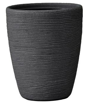 Vasar Kunststoff-Topf Shabby, rund, anthrazit