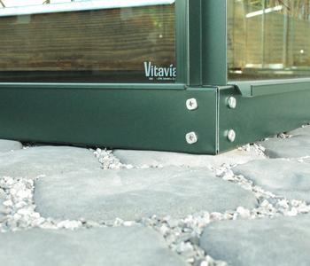 Vitavia Fundament Pollux 2500, Dunkelgrün - Stahl