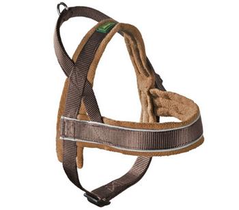 HUNTER Hundegeschirr Racing, Braun - Nylon