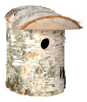 dobar® green label Nistkasten aus Birke, ca. B14/H22/T14 cm