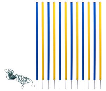 dobar® petlife Agility Slalom-Set, 12-teilig
