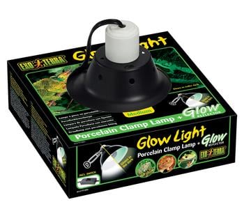 Exo Terra® Glow Light, Porzellan Klemmlampe medium