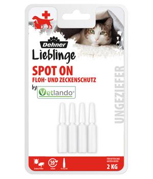 Dehner Lieblinge Floh- und Zeckenschutz Spot On für Kitten, 4 x 0,6 ml