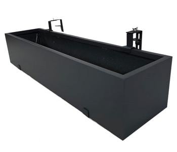 Eastwest Fiberglas-Balkonkasten Linea inkl. Halterung