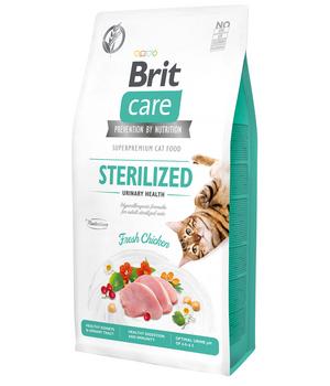 Brit Care Trockenfutter für Katzen Sterilized Urinary Health Adult, Huhn