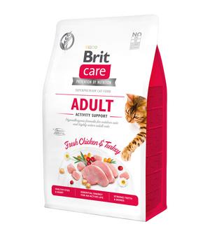 Brit Care Trockenfutter für Katzen Activity Support Adult, Huhn & Truthahn