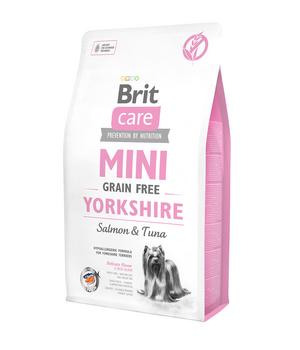 Brit Care Trockenfutter für Hunde Yorkshire Mini Adult, Lachs & Thunfisch