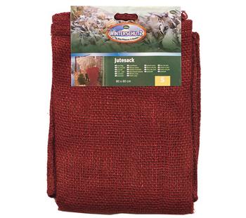 Videx Winterschutz Jutesack S, waldbeere, ca. B60/L80 cm, Rot - Jute