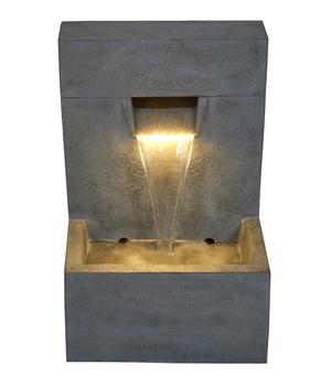 Ubbink Polyresin-Gartenbrunnen Acqua Arte Posada, ca. H61 cm, Grau - Polyresin
