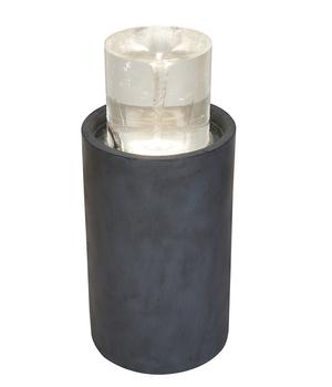Ubbink Polyresin-Gartenbrunnen Acqua Arte Salemi, ca. H58 cm, Grau - Polyresin, Acrylglas