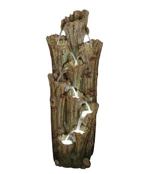 Ubbink Polyresin-Gartenbrunnen Acqua Arte Tiros, ca. H200 cm, Braun - Polyresin