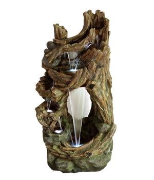 Ubbink Polyresin-Gartenbrunnen Acqua Arte Kalloni, ca. H207 cm, Grün, Beige - Polyresin