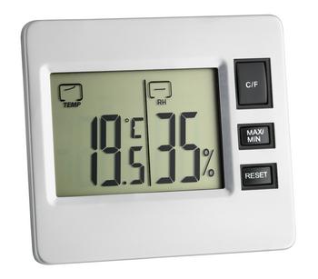 TFA Digital Thermo- und Hygrometer, Silber